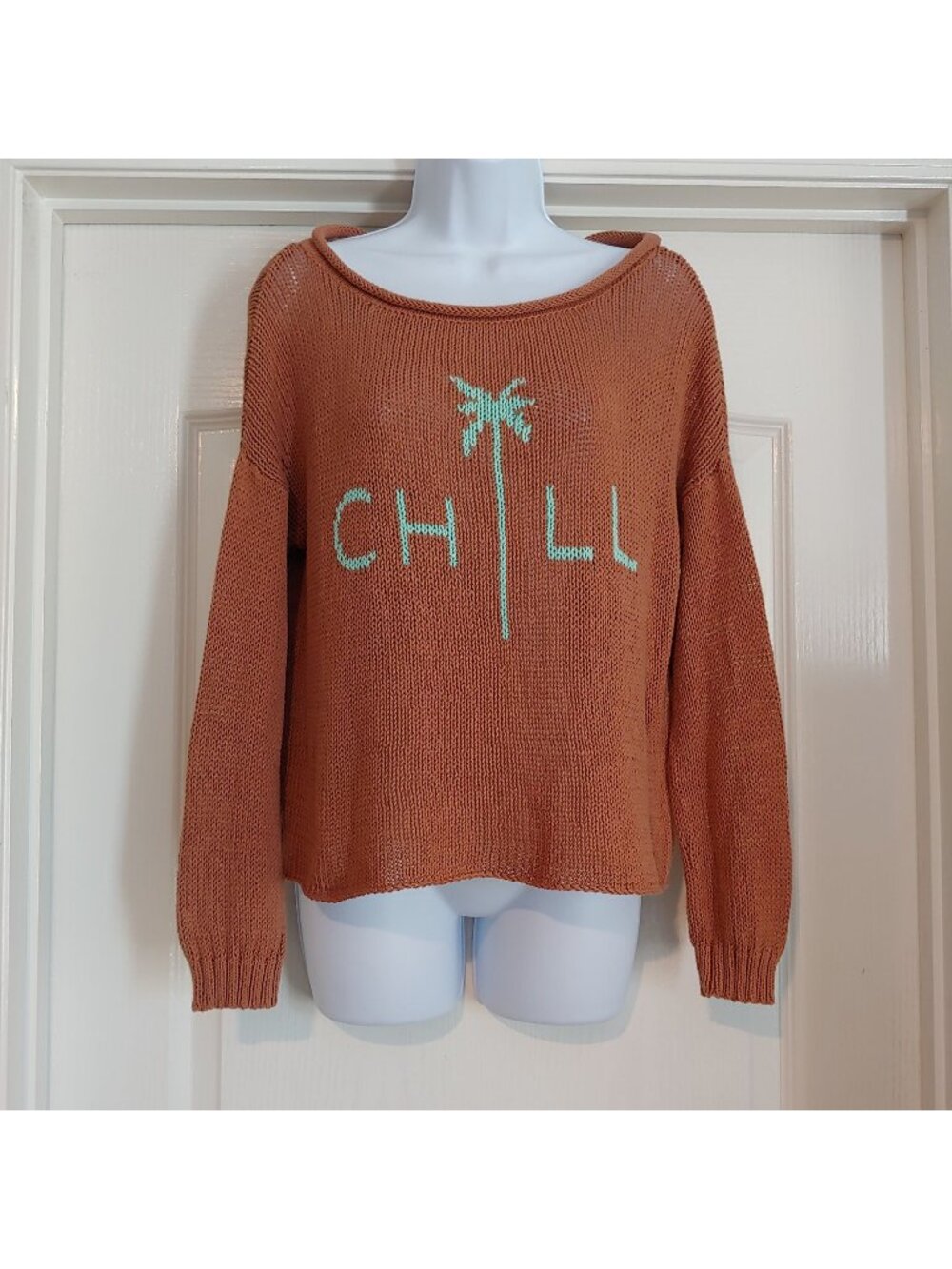 Wooden Ships CHILL Roll Neck Sweater Slouchy Boho Coastal Beachy Lagenlook XS
